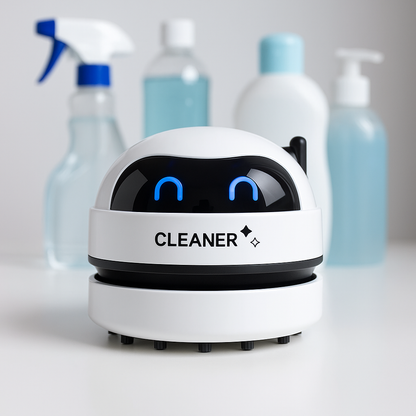 CleanerBot™ — Mini Odkurzacz Biurkowy