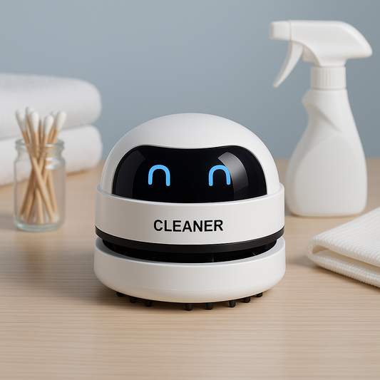 CleanerBot™ — Mini Odkurzacz Biurkowy